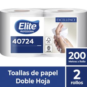TOALLA DE PAPEL EXCELLENCE DOBLE HOJA 200 MTS