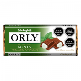 CHOCOLATE ORLY RELLENO MENTA 115 GRS