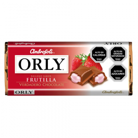 CHOCOLATE ORLY RELLENO FRUTILLA 115 GRS