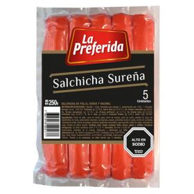 SALCHICHA SUREÑA LA PREFERIDA 250 GRS