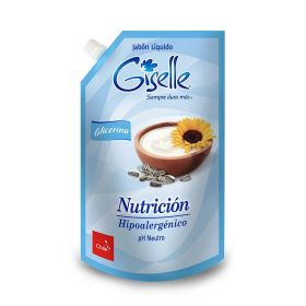 JABON LIQUIDO GISELLE DOY PACK NUTRICION 750 CC