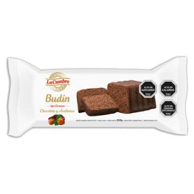 BUDIN LA CUMBRE CHOCOLATE AVELLANA  250 GRS