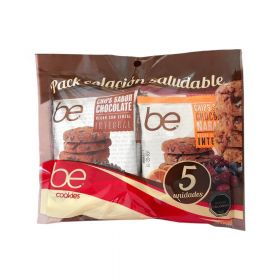 PACK COLACION 5 UNIDADES BE COOKIES 200 GRS